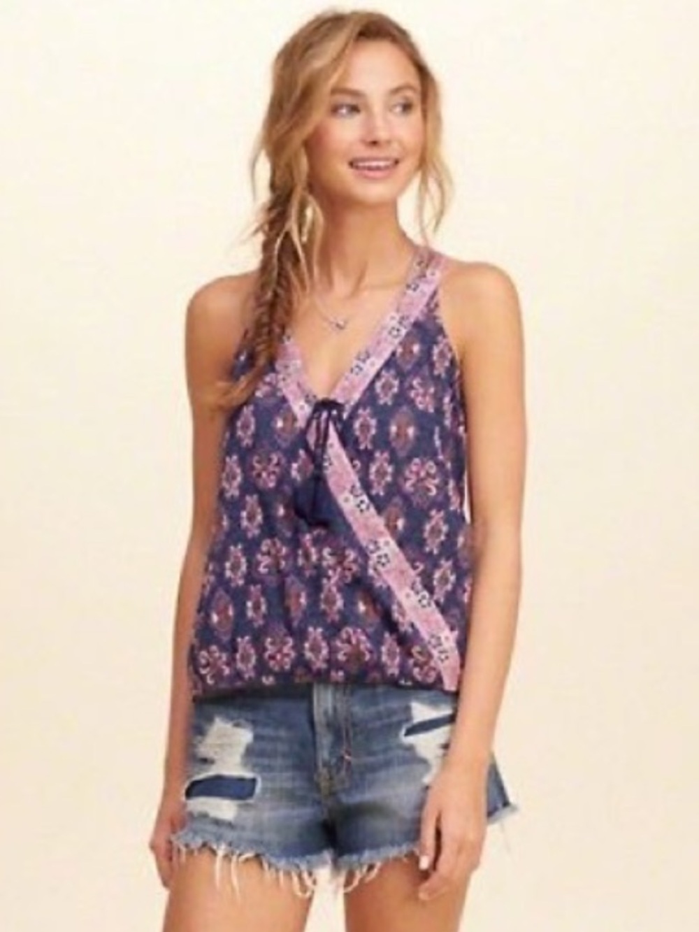 Breezy racer back tank top